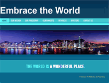 Tablet Screenshot of embracetheworld.com